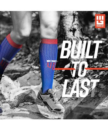 MudGear Premium Compression Socks - USA & Canada Editions | Run, Hike, Trail Compression, Recovery Medium - Patriot Design - Buy Online on SooperMarket.com