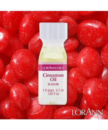 LorAnn Cinnamon Oil SS Flavor 1 Dram Bottle 4 Pack - 3.7ml x 4 | Top Quality Cinnamon Extract - Buy Online on SooperMarket.com