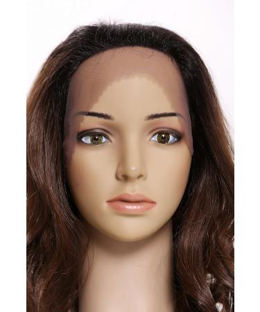 WIG ME UP RGF-5547-LF-OP2/430 Women's Lace Front Wig - Dark Brown Red Balayage Mix Long Wavy Hair - Buy Online on SooperMarket.com