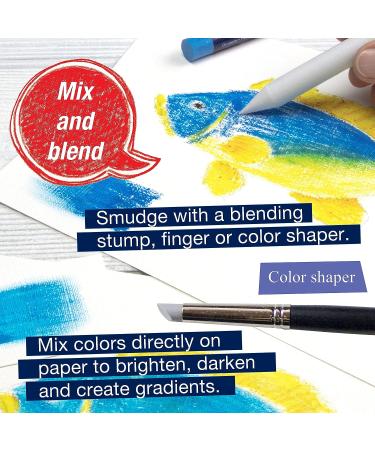 Faber-Castell Oil Pastel Crayons - 36 Vibrant Colors - 36 Count - Buy Online on SooperMarket.com