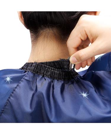 Ccbeauty Waterproof Hairdressing Cap for Kids | Adjustable Children's Hair Cutting Apron | Blue Space Pattern Toddler Hairdresser Slop - Buy Online on SooperMarket.com