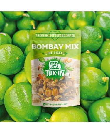 Lime Pickle Superfood Bombay Mix Case of 9 Units | Vegan Healthy Snack | Source of Magnesium - Buy Online on SooperMarket.com