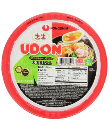 Nongshim Fresh Udon Bowl (pack of 6), 58.41 ounce (pack of 1)