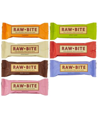 Raw Bite raw food (7 bars) mix package 1 pack (1 x 350 g)