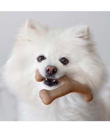 Benebone Real Bacon Wishbone Dog Chew Toy - Durable & Made in USA for Aggressive Chewers - Buy Online on SooperMarket.com