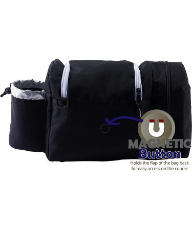 Athletico Disc Golf Bag - Holds 10-14 Discs, Water Bottle & Accessories - Black - Buy Online on SooperMarket.com