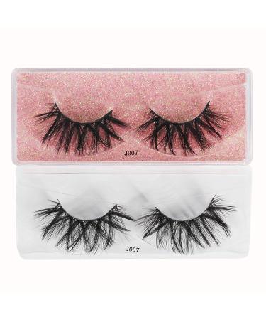 Bodermincer 10 Pairs 3D Mink Lashes - Wholesale Handmade Wispy Fluffy False Eyelashes for Natural Eye Makeup J007 - Buy Online on SooperMarket.com
