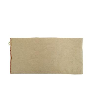 Peacegoods Eye Pillow Gift Set | 4 x 8.5 | Unscented Flax | Washable Cover | Soft Cotton Flannel | Soothing & Relaxing | Beige Tan Color - Buy Online on SooperMarket.com