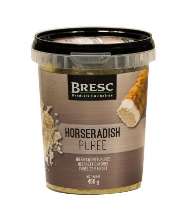 Bresc horserettich Puree - 2x 450g - vegan horseradish puree Horseradish ideal for cold applications for fish salad dressings authentic Slavic cuisine ready for kitchen