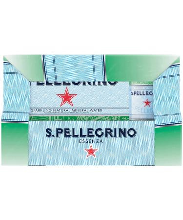 S.Pellegrino Sparkling Natural Mineral Water 11.15 Fl. Oz - Pack of 24 - Buy Online on SooperMarket.com