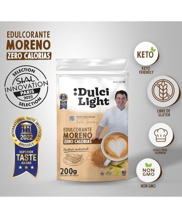 Dulci Light Cane Honey Sweetener - Natural Calorie-Free Sugar Substitute 2x200g for Drinks & Food - Buy Online on SooperMarket.com