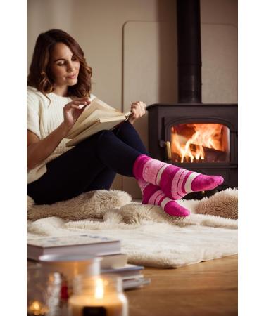 HEAT HOLDERS Ladies Winter Thermal Socks - Extra Warm Cuddle Socks (Gift Idea) 37-42 Rosebud Navy - Buy Online on SooperMarket.com