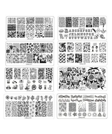 Buy Budoci Nail Stamping Set - 12 Plate Kit for Stunning French Nail Art | International Shipping Available - Buy Online on SooperMarket.com