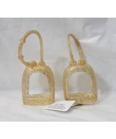 Bath and Body Works 2 Pack PocketBac Hand Sanitizer HolderSparkled Gold