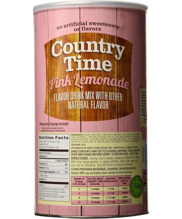 Country Time Pink Lemonade Naturally Flavored Powdered Drink Mix 2.33kg - Buy Online on SooperMarket.com
