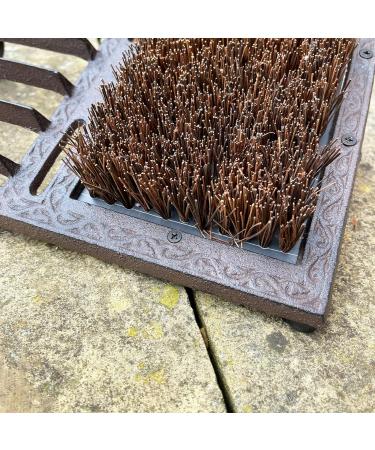 Cast Iron Boot Jack Scraper Door Heavy Welly Shoe Brush Cleaner Pull Grate Decor 34cm - Buy Online on SooperMarket.com