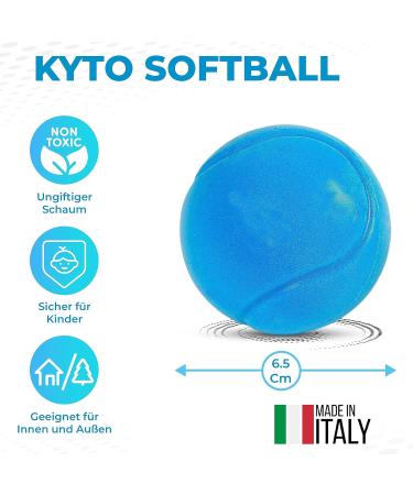Set of 9 Colorful Soft Foam Balls for Kids - 6.5 cm Tennis Balls - Perfect for Playtime - International Shipping - Buy Online on SooperMarket.com