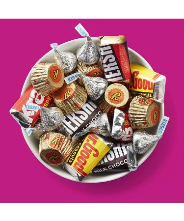 Hershey Miniatures Assorted Chocolate Halloween Candy Bars - 35 oz Bulk Party Pack, Individually Wrapped Miniatures - Buy Online on SooperMarket.com