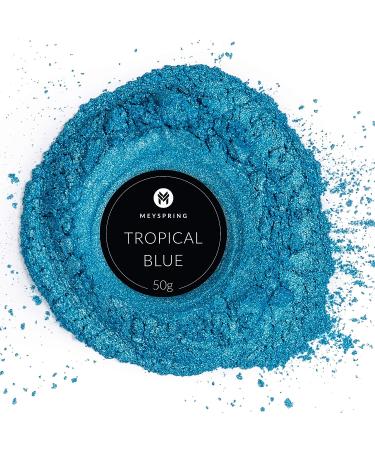 MEYSPRING Tropical Blue Epoxy Resin Color Pigment - 50 Grams - Great for Resin Art  Epoxy Resin  and UV Resin - Mica Powder for Epoxy Resin - Buy Online on SooperMarket.com