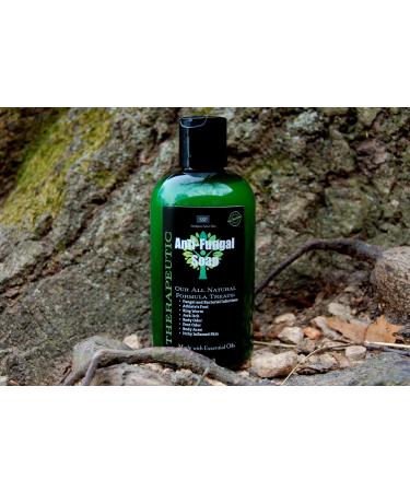 Antifungal Soap with Tea Tree Mint and Clove. All Natural Formula -Eliminate Athletes Foot Body Odor Acne. Antibacterial Post Gym/Workout Soap.