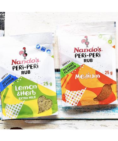 Nando's Peri Peri Medium Seasoning Rub 25g - Buy Online on SooperMarket.com