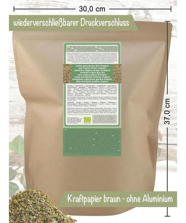 Real Greek Organic Oregano - Origanum vulgare ssp. Hirtum | Dried (500g) | Enjoy as Tea | International Shipping Available - Buy Online on SooperMarket.com