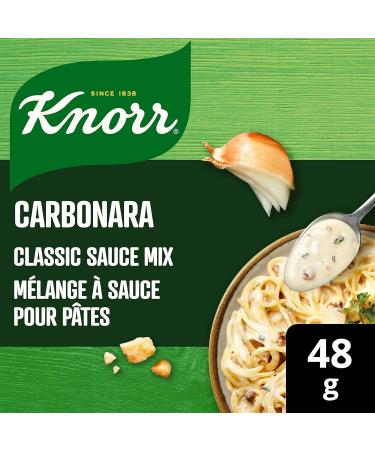 Knorr Pasta Sauce Mix for a rich and creamy pasta sauce Carbonara no artificial flavours 48 g 24 count - Buy Online on SooperMarket.com