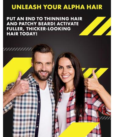 MR ALPHA Biotin Hair & Beard Growth Booster Serum for Men and Women - Buy Online on SooperMarket.com