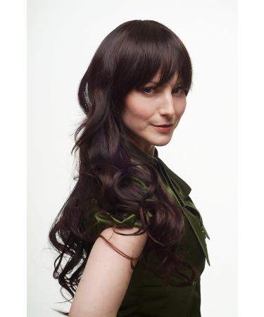 WIG ME UP 3432-2T33 | Very Long Dark Brown Mix Curly Wig with Parting - International Shipping Available - Buy Online on SooperMarket.com