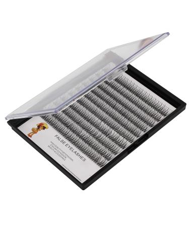 Large Nature Long Fishtail Design False Eyelashes - 3D Black Soft & Lightweight Volume Cluster Lashes (8-16mm Options - Buy Online on SooperMarket.com
