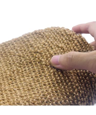 Bleu Bath 2-Pack Natural Exfoliating Hemp Shower Gloves - Machine Washable Body Scrubber for Rougher Skin - Buy Online on SooperMarket.com