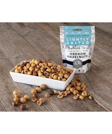 Premium Oregon Farm To Table Dry Roasted Hazelnuts - Lightly Salted - Kosher Certified - 1 LB - Buy Online on SooperMarket.com