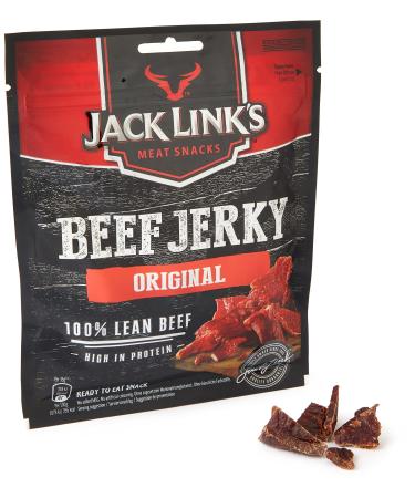 Jack Link's Beef Jery Original - 1 SPACE (1 x 70 g) - Prote -rich dry meat from beef - dried high protein D rrfleisch Original 70 g (1 Pack)