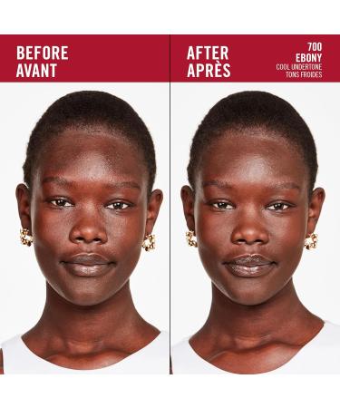 Rimmel London - Lasting Finish 35 Hour Foundation Long-Wearing Hydrating Vegan Formula Full-Coverage - Ebony 1 count (Pack of 1) Ebony - 700 - Buy Online on SooperMarket.com