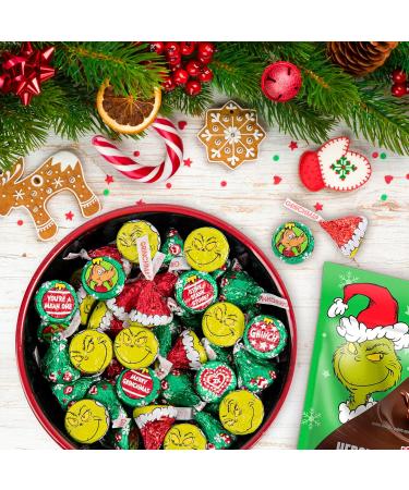 HERSHEY'S KISSES Grinch Milk Chocolate - Christmas Candy Stocking Stuffers 180g - Buy Online on SooperMarket.com