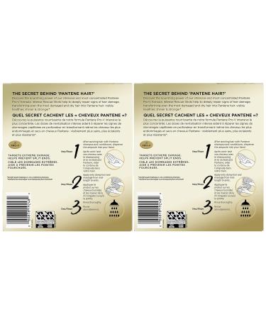 Pantene Hair Mask Miracle Rescue Shots 4 count 0.5 oz Twin Pack - Intensive Repair Treatment for Damaged Hair - Buy Online on SooperMarket.com