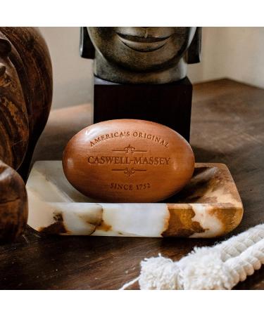 Caswell-Massey Woodgrain Sandalwood Bar Soap | Scented & Moisturizing Bath Soap | Made In USA | 5.8 oz | 1 Count - Buy Online on SooperMarket.com