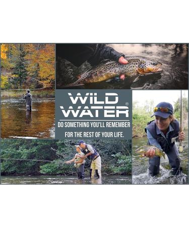 Wild Water Deluxe Fly Fishing Combo Starter Kit - 5/6 Weight 9ft Graphite Rod, Accessories, Aluminum Reel, Carrying Case | Fly Box & Fishing Flies - Buy Online on SooperMarket.com