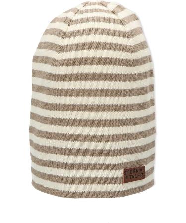 Sterntaler Unisex Slouch Stripe Beanie Hat 51 Ecru - Stylish & Comfortable International Shipping - Buy Online on SooperMarket.com