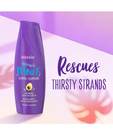 Aussie Miracle Moist Shampoo & Conditioner 26.2 Fl Oz (Pack of 2) - Hydrating Hair Care Set - Buy Online on SooperMarket.com