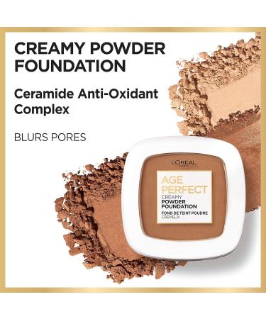 L'Oreal Paris Age Perfect Creamy Powder Foundation Compact - 360 Sienna 0.31 oz (Pack of 2) - International Shipping Available - Buy Online on SooperMarket.com