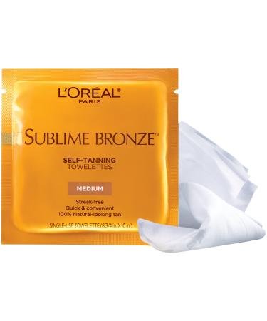 L'Oreal Paris Sublime Bronze Self-Tanning Towelettes for Body  6 CT