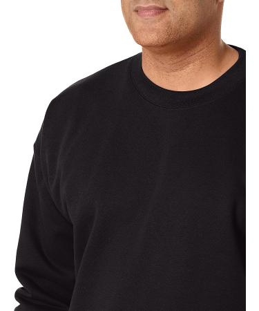 Hanes Men's Ultimate Cotton Heavyweight Crewneck Sweatshirt - Large, Black - Buy Online on SooperMarket.com