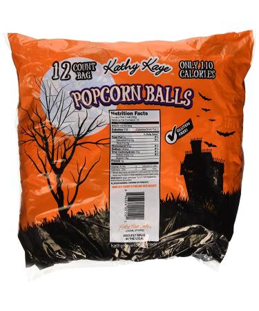 Sweet & Salty Halloween Treat: 12 Count Bag Popcorn Balls 12 oz (Pack of 2) - Buy Online on SooperMarket.com