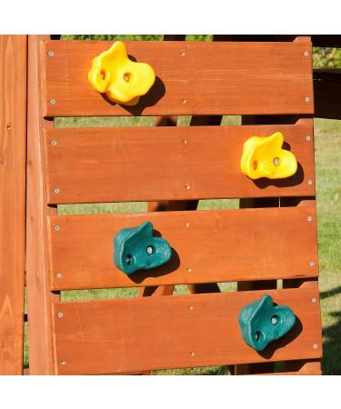 Swing-N-Slide Climbing Rocks Set - 12-Piece Kit with Hardware for Outdoor Playsets - Buy Online on SooperMarket.com