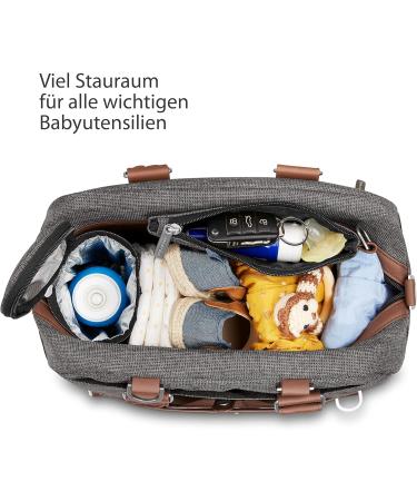 ABC Design Diaper Bag Explore - 2in1 Baby Diaper Backpack & Casual Baby Bag with Changing Pad & Bottle Holder - Asphalt - Buy Online on SooperMarket.com