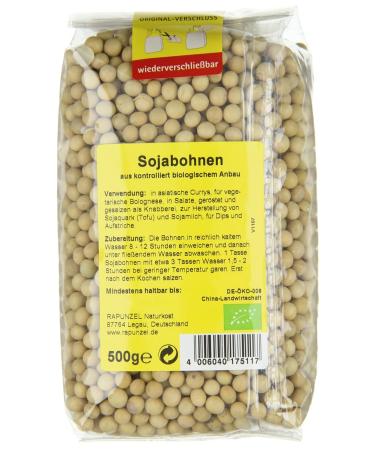 Buy Organic Rapunzel Soybeans - Pack of 2 (2 x 500g) | International Shipping Available - Buy Online on SooperMarket.com