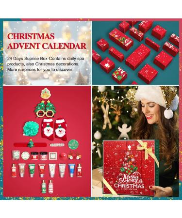LUCOTIYA 2024 Advent Calendar - 24 Days of Beauty & Bath Gifts for Women | Perfect Christmas Gift Basket & Skincare Set - Buy Online on SooperMarket.com