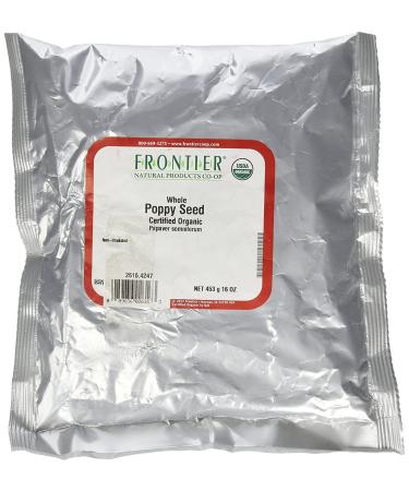 Buy FRONTIER Organic Whole Poppy Seed - Premium Quality - Buy Online on SooperMarket.com