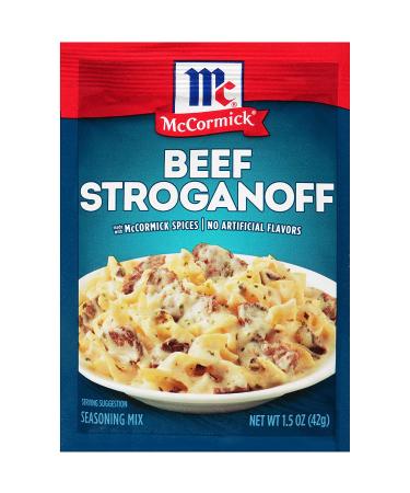 McCormick Beef Stroganoff Seasoning Mix 1.5 oz - Pack of 12 | Quality Ingredients for Delicious Meals - Buy Online on SooperMarket.com